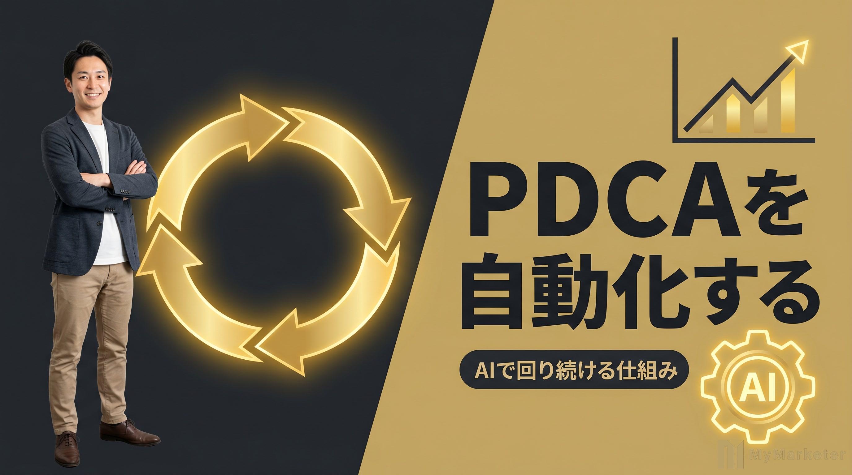 マーケティングのPDCAを自動化する方法|AIでデータ取得から改善提案まで回す仕組み