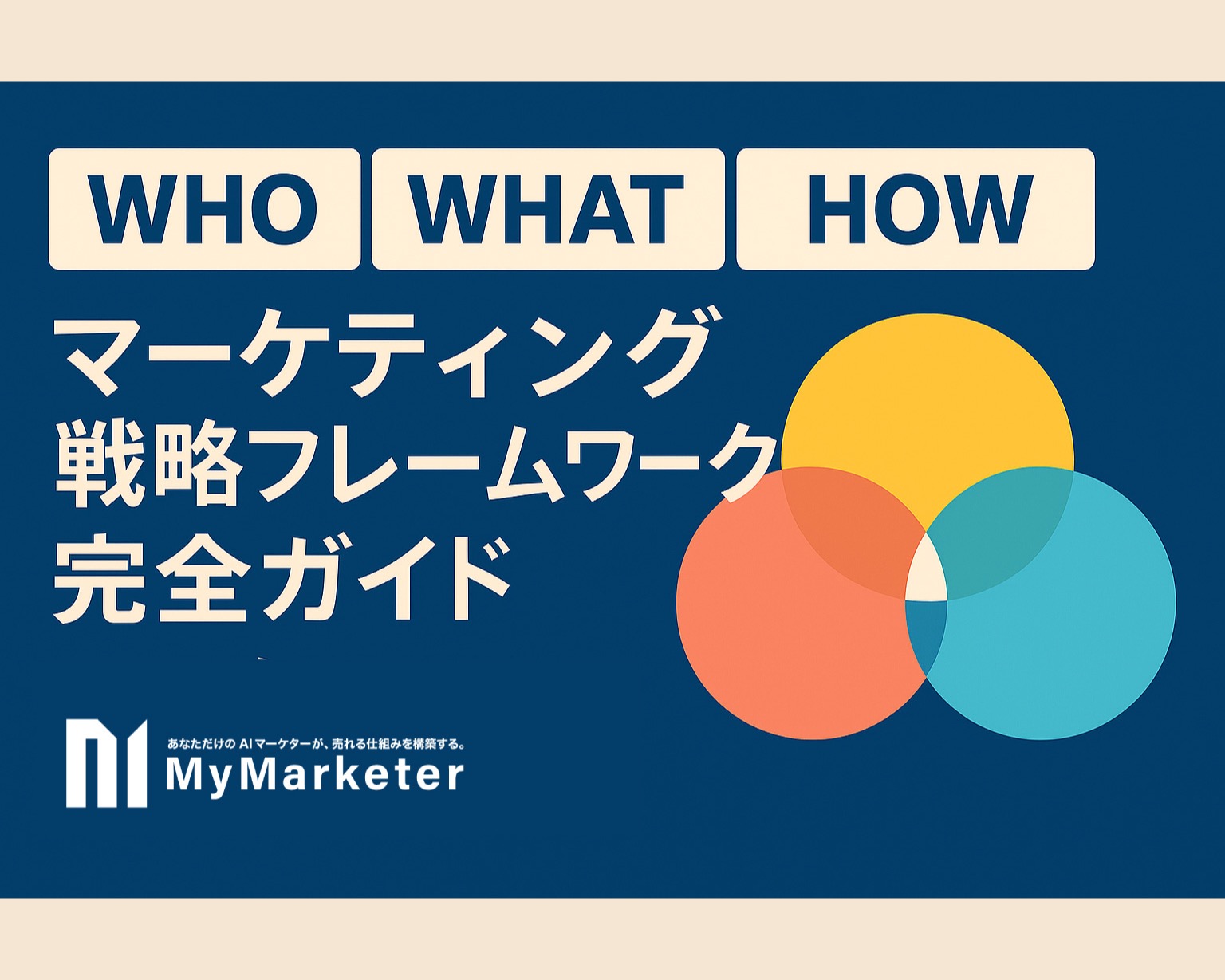 WHO WHAT HOW マーケティング戦略:完全ガイド